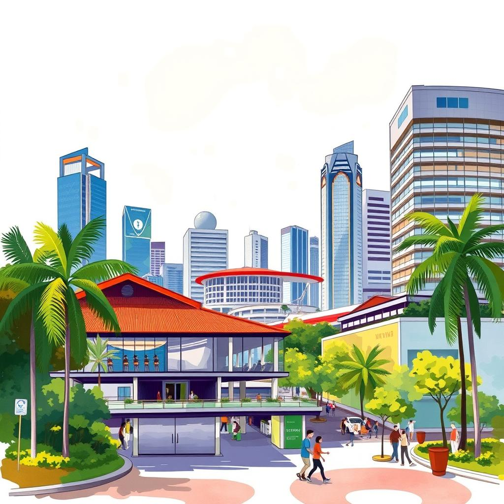 singapore-scetch